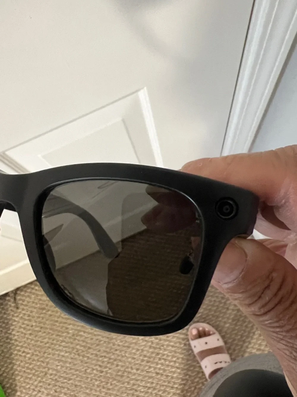 Ray-Ban Matte Black Wayfarer Sunglasses with Dark Lenses